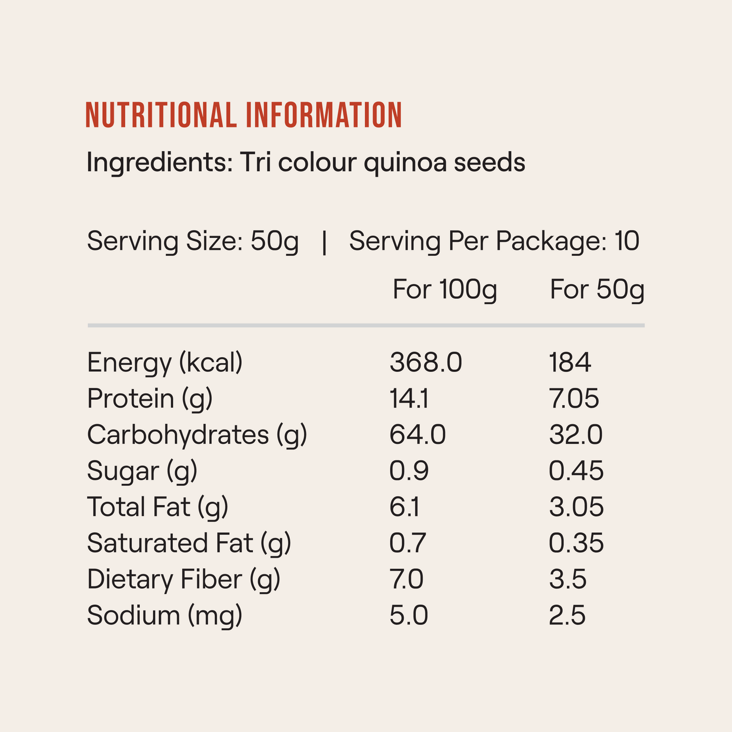 Tri Quinoa | 500g