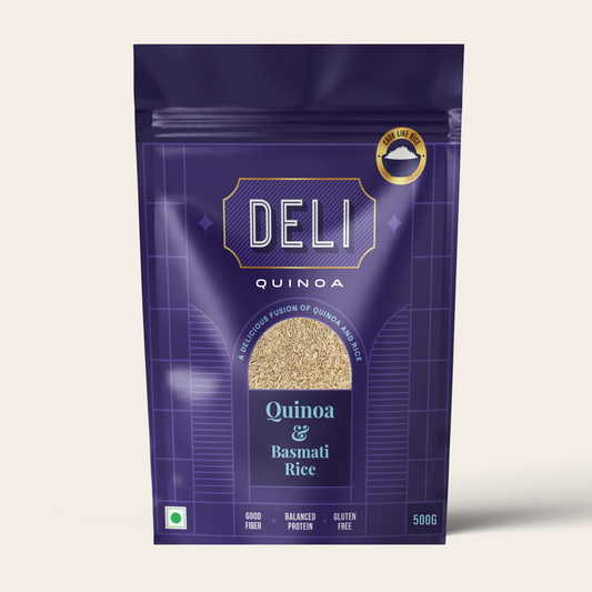 DELI Bold-Grade Quinoa & Basmati Rice (500g)