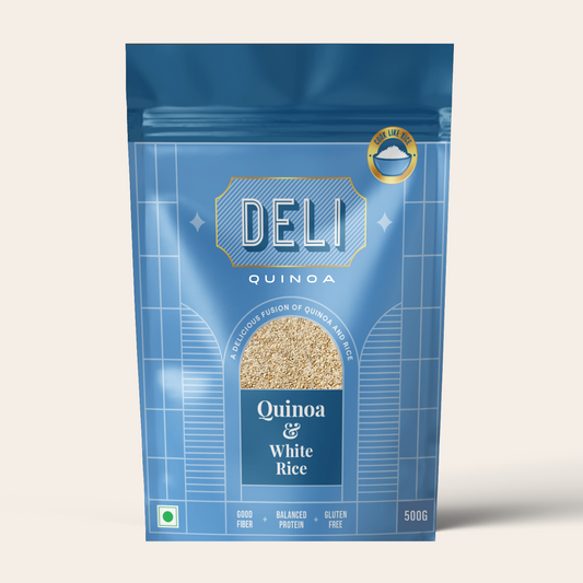 DELI Bold-Grade Quinoa & White Rice (500g)
